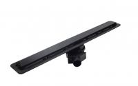 Трап линейный с решеткой Pestan Confluo Frameless Line Black Glass 30 см 13701201