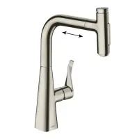 Смеситель для кухонной мойки Hansgrohe Metris Select 73816800