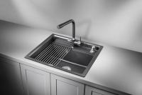 Кухонная мойка Granula 60 см 6003, ЧЁРНЫЙ