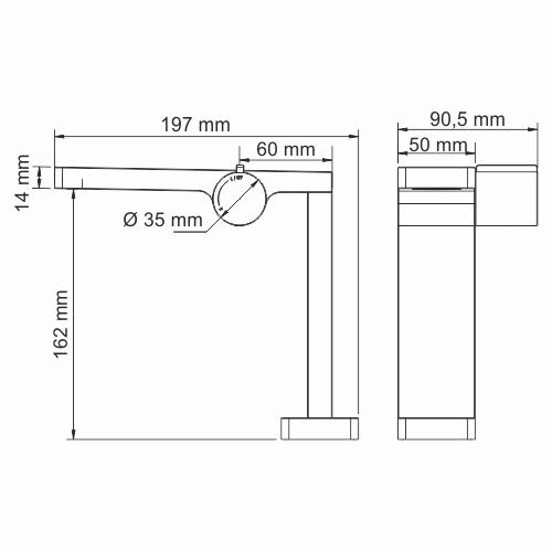 Фото смеситель для раковины wasserkraft alme 1500 1510