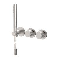 Термостатический смеситель для ванны Fima Carlo Frattini Spillo Steel F3049WX9SINOX