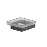 Мыльница подвесная Whitecross Cubo CU2420GM, цвет: оружейная сталь