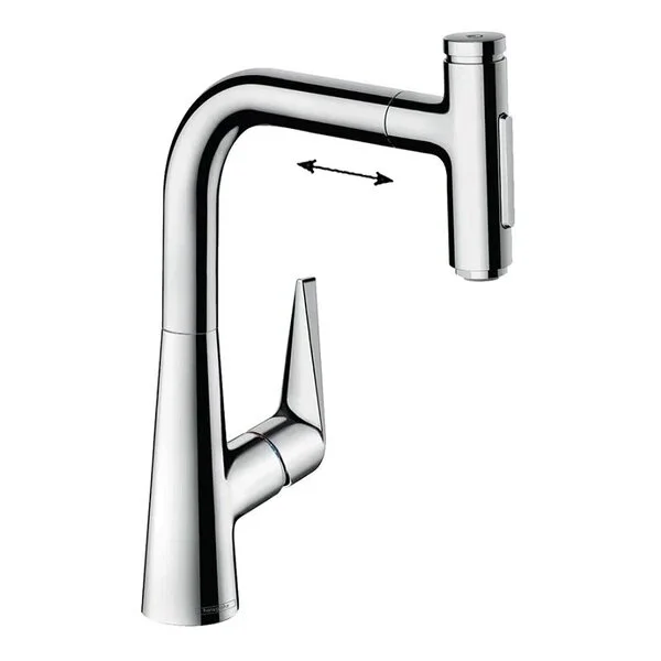 Фото смеситель для кухонной мойки hansgrohe talis select 73868000