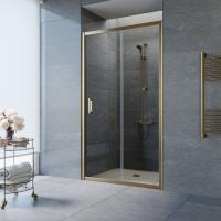 Душевая дверь Vegas Glass ZP 100 05 01 профиль бронза, стекло прозрачное