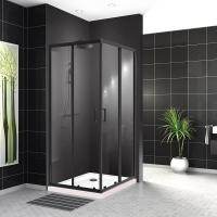 Душевое ограждение 	BelBagno UNO-195 100x100 см UNO-195-A-2-100-C-NERO