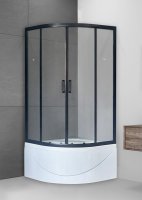 Душевое ограждение Royal Bath BK RB90BK-T-BL 90x90 см