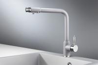 Смеситель для кухни Granula 2301, АЛЮМИНИУМ
