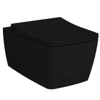 Унитаз подвесной безободковый VitrA Metropole 7672B083-0101 цвет: черный