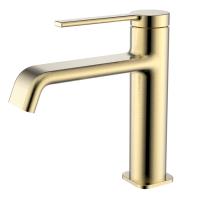 Смеситель для раковины AQUAme Asti AQM6410BG, цвет: золото