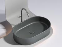 Раковина накладная Ceramicanova Element 60.8 см, цвет: антрацит CN6048MDH