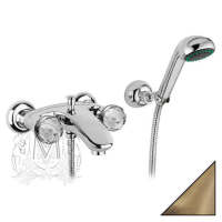 Смеситель для ванны Migliore Axo Swarovski, цвет: бронза ML.AXO-602F.BR