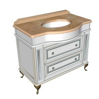 Тумба под раковину Caprigo Фреско 100 см, цвет: bianco antico (B002) 10624