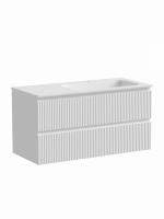 Тумба под раковину Sancos Snob R 100 см, цвет: Bianco  SNR100RW