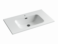 Раковина накладная Ceramicanova Element 81 см, цвет: белый CN7005