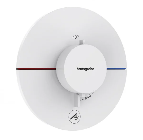 Фото термостатический смеситель для душа hansgrohe shower select comfort s 15562700