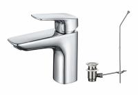 Cмеситель для раковины Акватек Вега AQ1011CR, цвет: хром