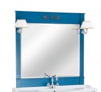 Зеркало Migliore Kantri 112 см, цвет: blue patinato 26740
