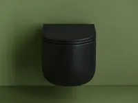 Унитаз подвесной, безободковый Ceramicanova Ulma CN4006MB