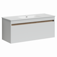 Тумба под раковину Sancos Smart 120 см, цвет: белый SM120-1W