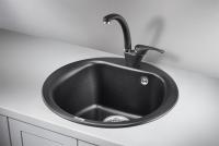 Кухонная мойка Granula 50 см 5101, ШВАРЦ