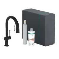 Смеситель для кухонной мойки Hansgrohe Aqittura SodaSystem 76806670