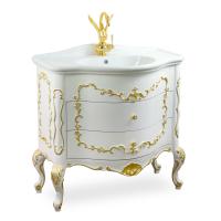 Тумба под раковину Migliore Milady 90 см, цвет: Laccato Bianco Bril 27892