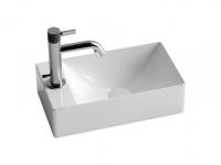 Раковина подвесная Ceramicanova Element 37.5 см, цвет: белый CN5008