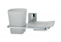 Держатель стакана и мыльницы WasserKraft Leine K-5026