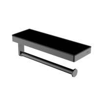 Полотенцедержатель с полкой Black&White GA-9603GM