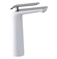 Смеситель для раковины Timo Olivia, цвет: белый/хром 3211/00-16F chrome/white