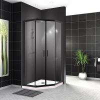 Душевое ограждение 	BelBagno UNO-195 90x90 см UNO-195-P-2-90-C-NERO