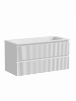 Тумба под раковину Sancos Snob R 100 см, цвет: Bianco SNR100W