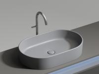 Раковина накладная Ceramicanova Element 60.8 см, цвет: антрацит CN6048MH