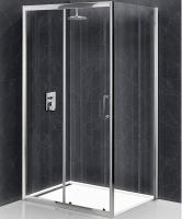 Душевое ограждение BelBagno Uno UNO-195-AH-1-100/80-C-Cr 100x80 см