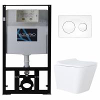 Унитаз с инсталляцией Azario AZ-8010-1000+AZ-8200-0012+AZ-0052