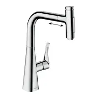 Смеситель для кухонной мойки Hansgrohe Metris Select 73822000