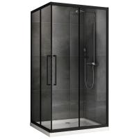 Душевое ограждение Abber Schwarzer Diamant 120x80 см AG02128BH