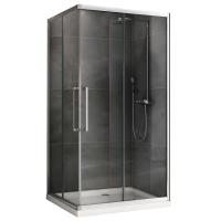 Душевое ограждение Abber Schwarzer Diamant 120x80 см AG02128H