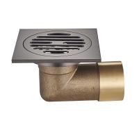 Душевой трап Raglo 10X10 см цвет: графит R605.10.09