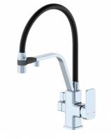 Смеситель для кухни с гибким изливом  Wonzon & Woghand, цвет: Хром WW-88458013-CR