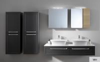 Тумба с раковиной Kolpa-san Blanche 150 см, цвет: белый OB 150WH