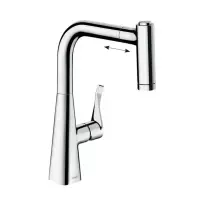 Смеситель для кухонной мойки Hansgrohe Metris 73800000