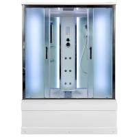 Душевая кабина DTO 90x170 см EM4517LED+GM с гидромассажем