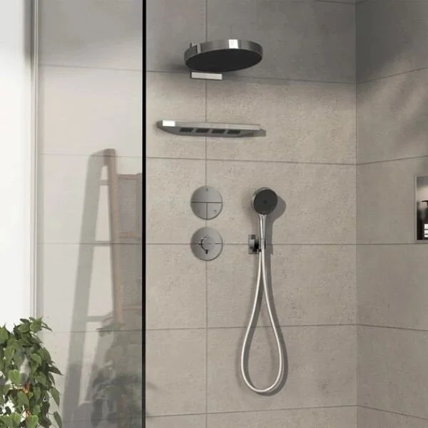 Фото термостатический смеситель для душа hansgrohe shower select comfort s 15559000
