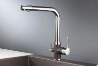 Смеситель для кухни Granula 3015, XРОМ/ЭСПРЕССО