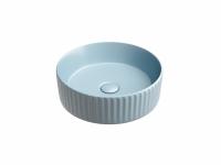 Раковина накладная Ceramicanova Element 36 см, цвет: голубой CN6057ML