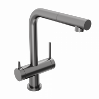 Смеситель для кухни Abelsberg Pura с вытяжным изливом OTF70709GM
