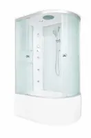 Душевая кабина DTO 110x80 см EM4511LGM+ELL с гидромассажем и электрикой
