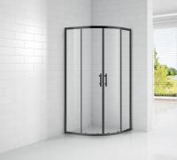 Душевое ограждение Cezares Eco ECO-O-R-2-100-C-NERO 100 см