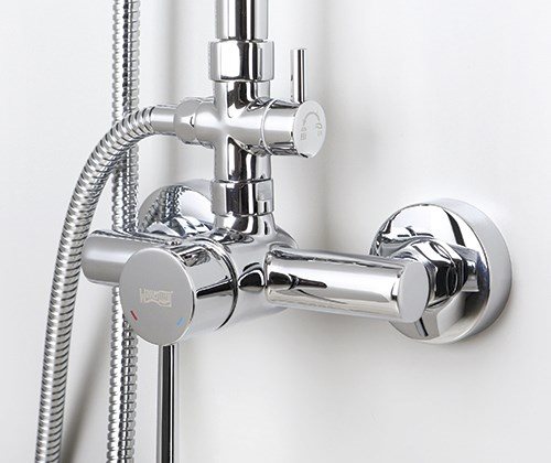 Фото душевая стойка wasserkraft a12202, цвет: хром